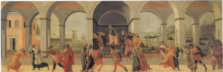 Filippino Lippi Thtee Scenes from the Story of Virginia (mk05)